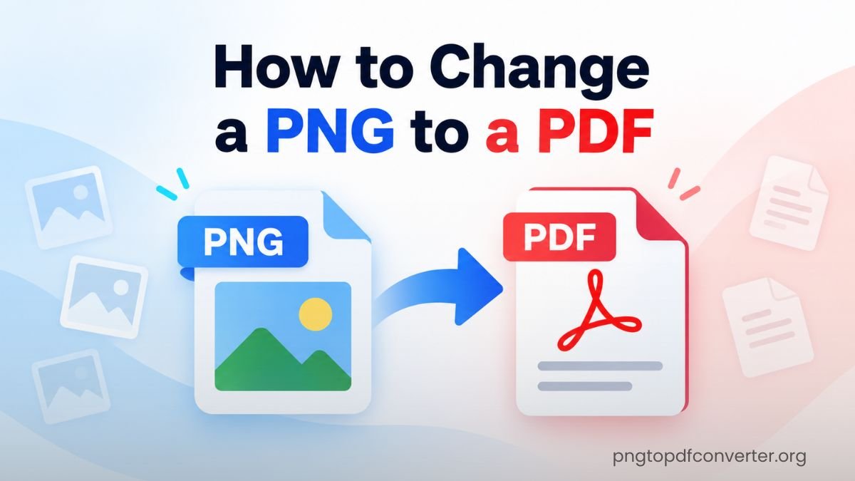 How to Change a PNG to a PDF
