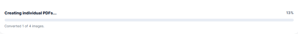 png to pdf conversion progress